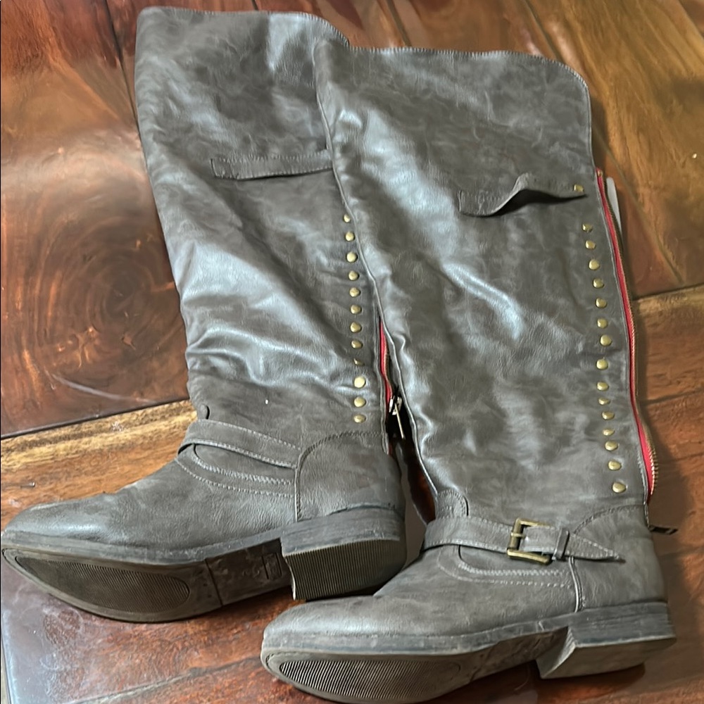 Stylish Brown Knee-High Boots